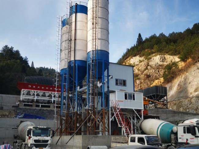 HZS120F Concrete Mixing Station(Shaoyang, Hunan)