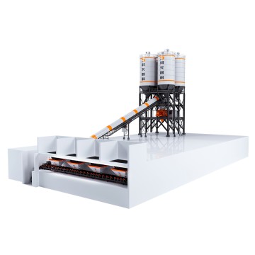 HZS Series Top-Mounted Concrete Mixing plant