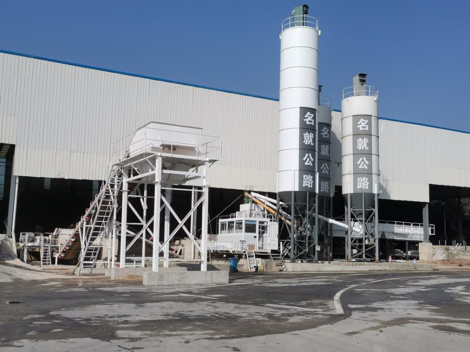 WDB800G Secondary Stabilized Mixing Station（Yifeng, Jiangxi） (2)