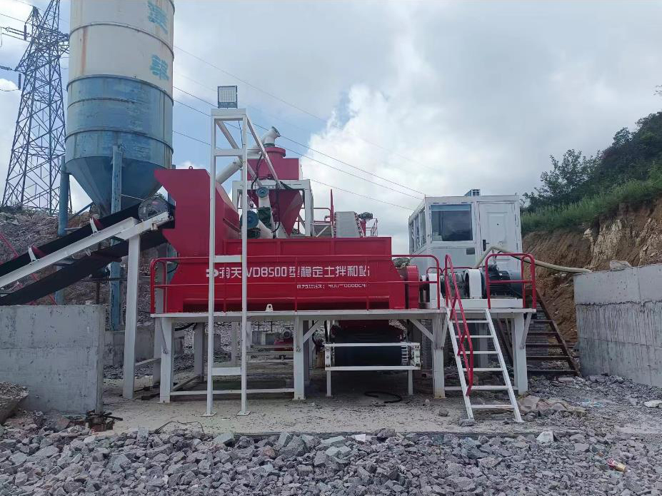 WDB500G Stabilized Soil Mixing Station（Guiyang, Guizhou） (2)