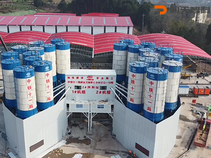HZS240 Concrete Mixing Station (Kaizhou, Chongqing)