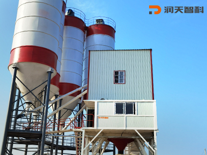 HZS180 Concrete Mixing Station (Yueyang, Hunan)