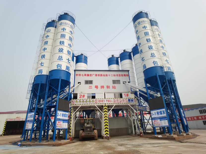 HZS180 Concrete Mixing Station(Zhaoqing, Guangdong) (1)