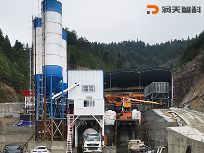 HZS120F Concrete Mixing Station(Shaoyang, Hunan)