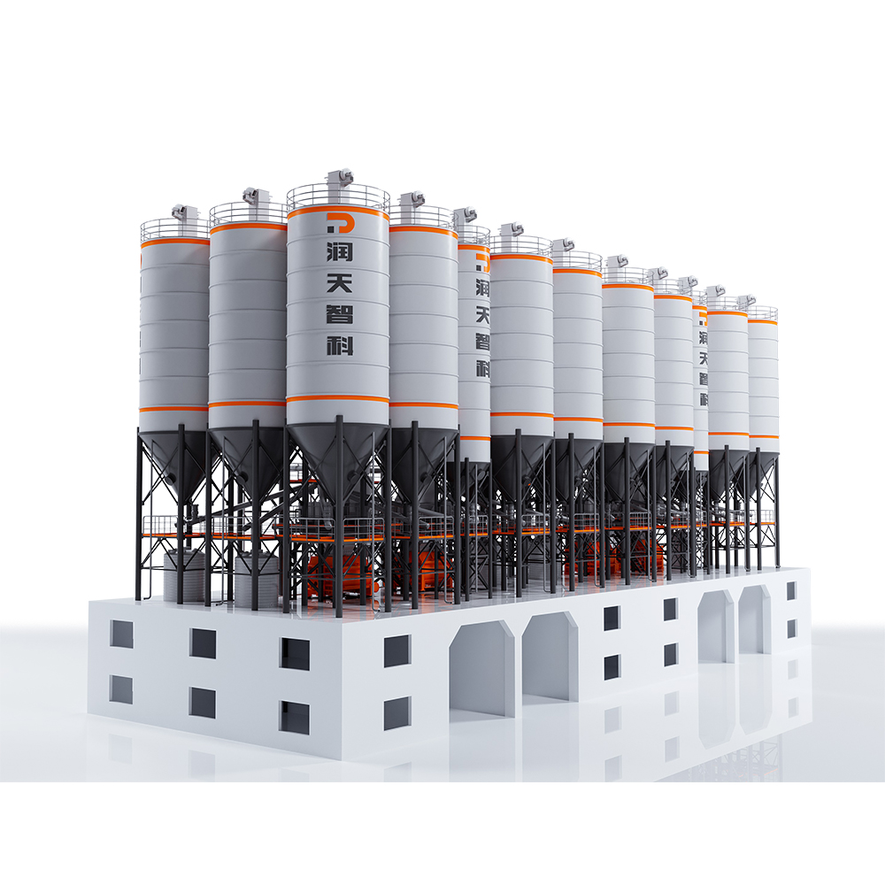 HZS Series Semi-Top Mounted Concrete Mixing Plant