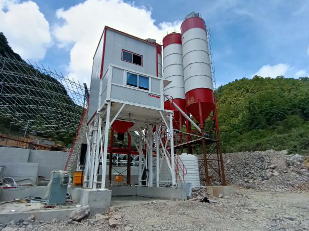 HZS90 Concrete Mixing Station(Longli, Guizhou) (2)