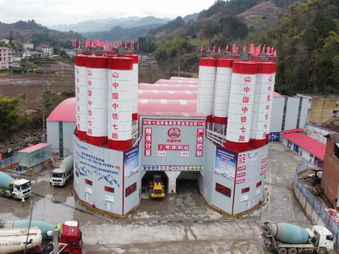 HZS180 Concrete Mixing Station (Chongqing Kaizhou) (2)