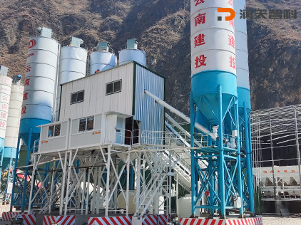 HZS90 Concrete Mixing Station (Qiaojia, Yunnan)