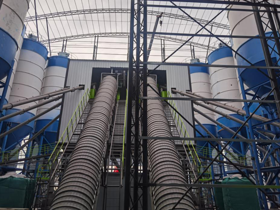 Double HZS180F concrete mixing station(Qingyang, Gansu) (1)