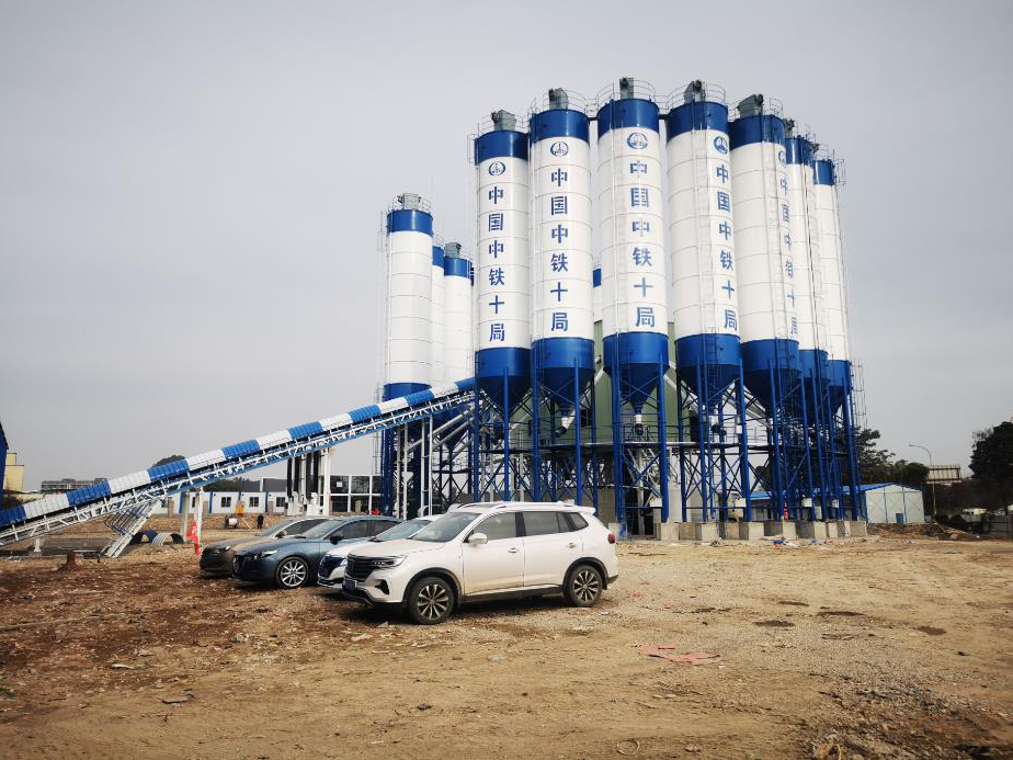 Double HZS180F Concrete Mixing Station (Zhongshan, Guangdong) (2)