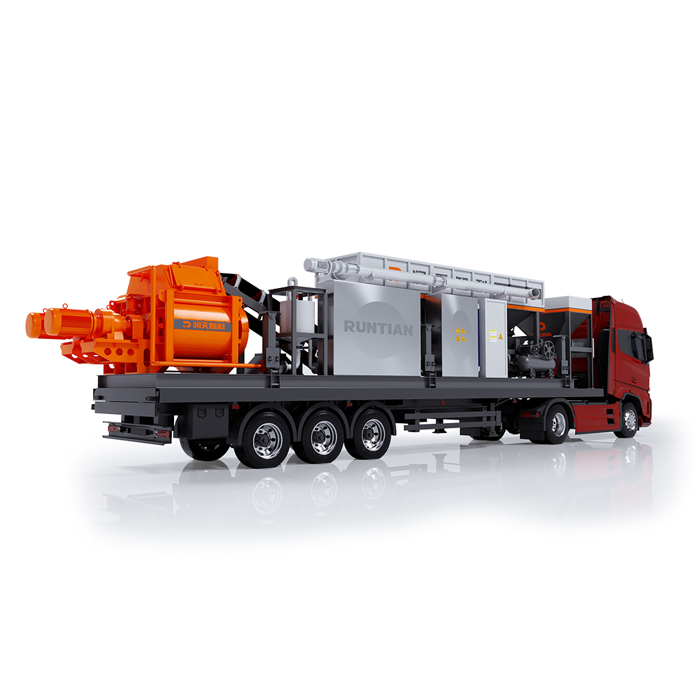 HZS60 Mobile Concrete Mixing Plant