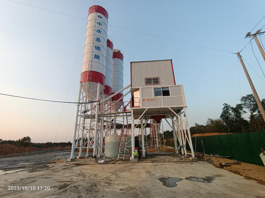 HZS120F Concrete Mixing Station(Taihu, Anhui) (2)