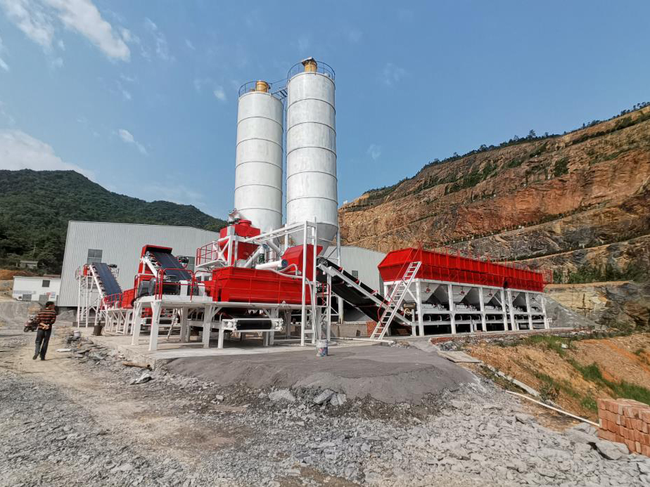 WDB800G Secondary Stabilized Mixing Station（Liuyang, Hunan） (2)