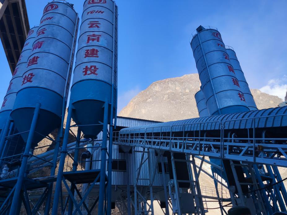 HZS90 Concrete Mixing Station (Qiaojia, Yunnan) (1)