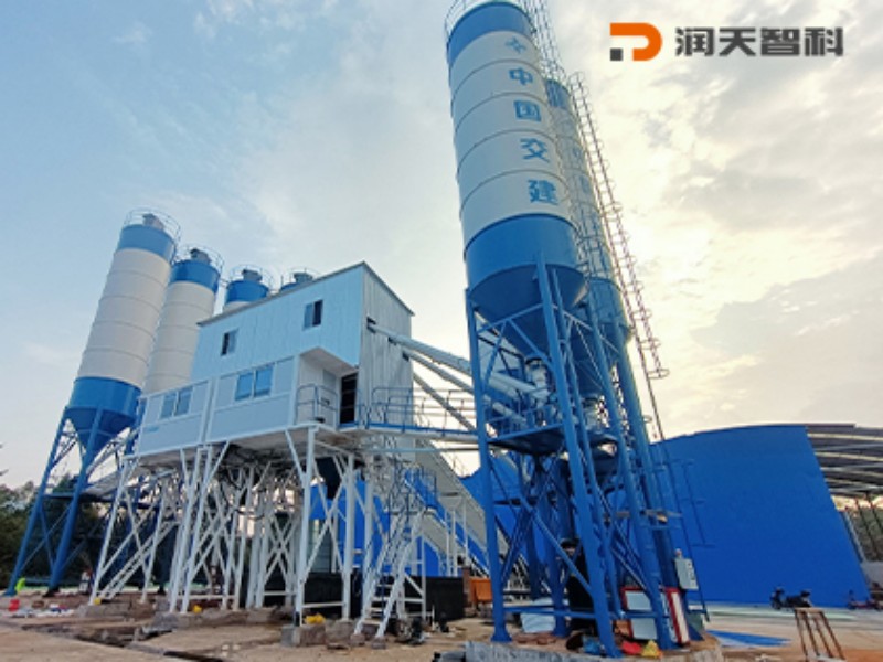 Double HZS90 Concrete Mixing Station(Yongzhou, Hunan)