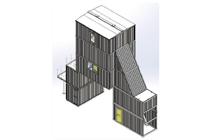 HZS Series Bucket-Lifting Type Container Concrete Mixing Plant (3)