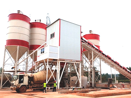 HZS180 Concrete Mixing Station (Yingtan, Jiangxi)