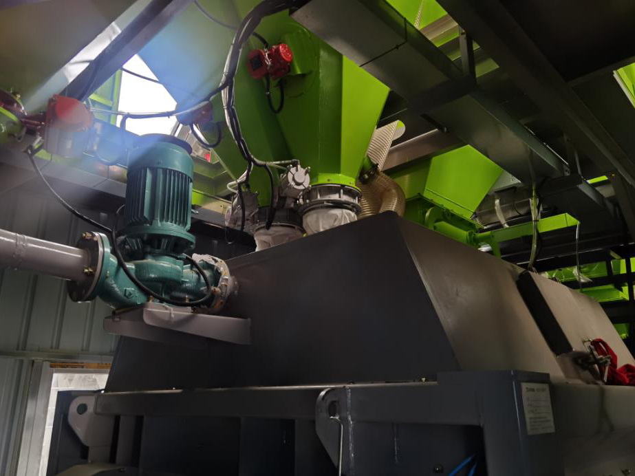 Double HZS180F concrete mixing station(Qingyang, Gansu) (3)